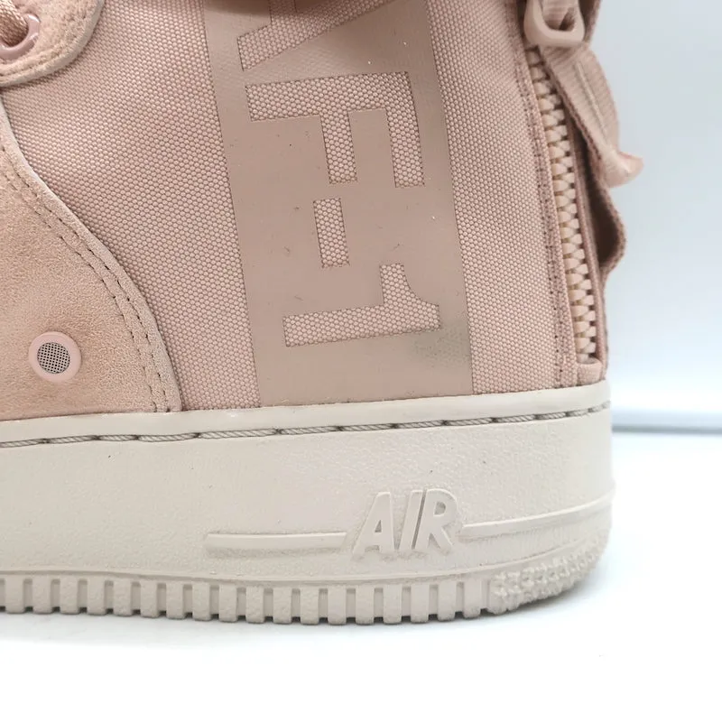 Nike Special Field Air Force 1 Mid Sneakers Blush Suede Size 11.5 NEW