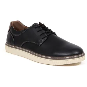Oakland Mens Faux Leather Lace Up Oxfords