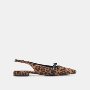 PAYGE FLATS LEOPARD SUEDE