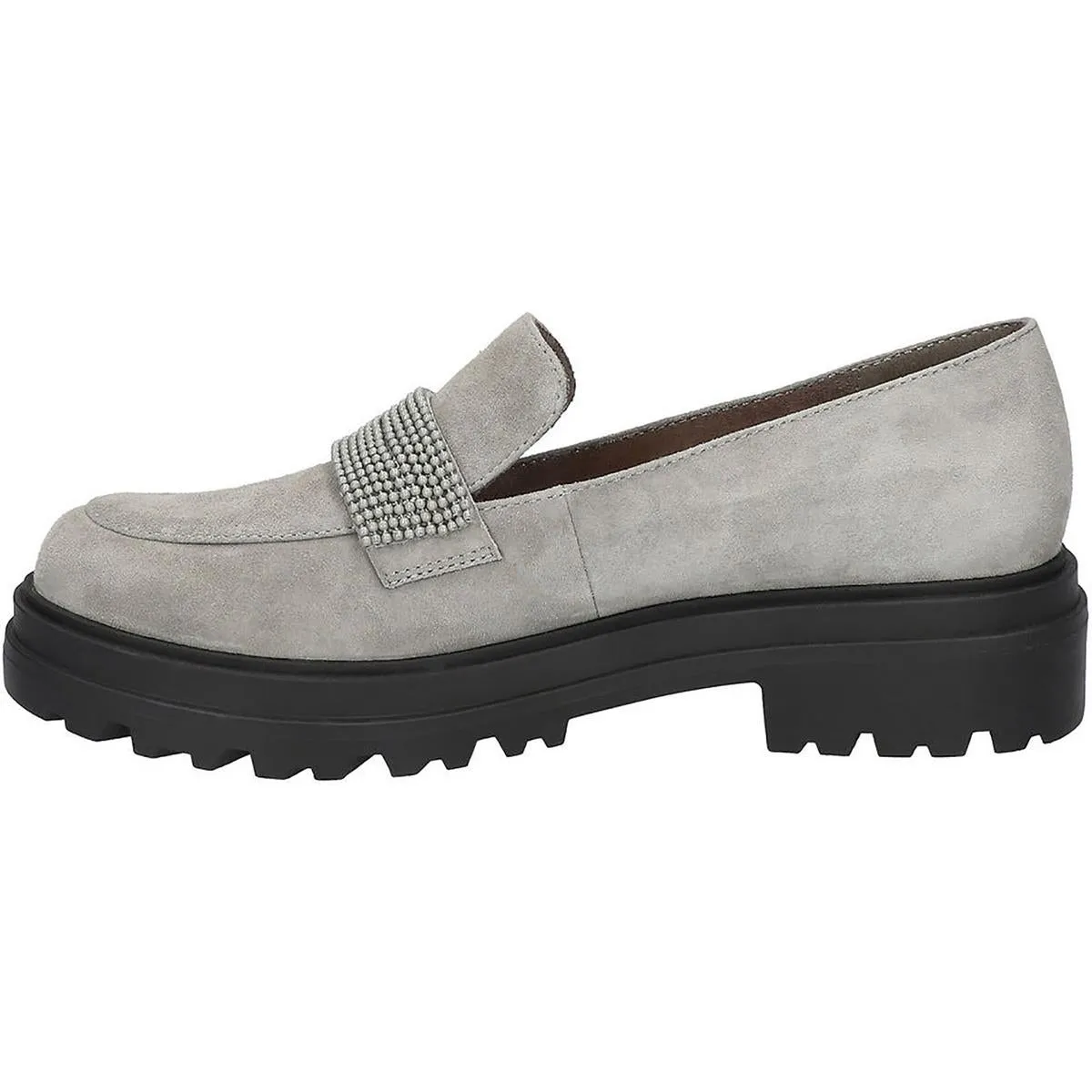 Paz Womens Suede Slip-On Loafers