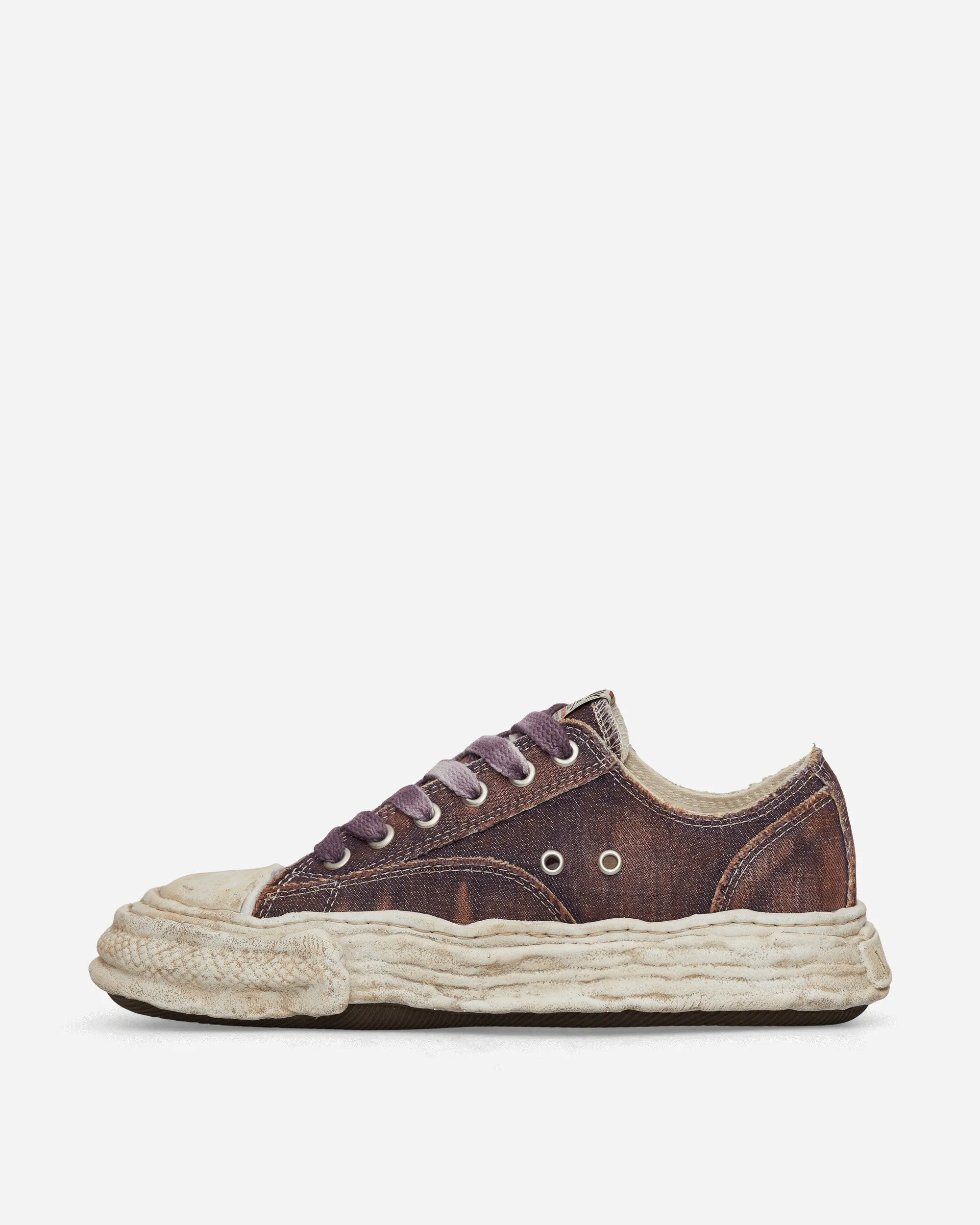 Peterson 23 OG Sole Washed Denim Low Sneakers Purple