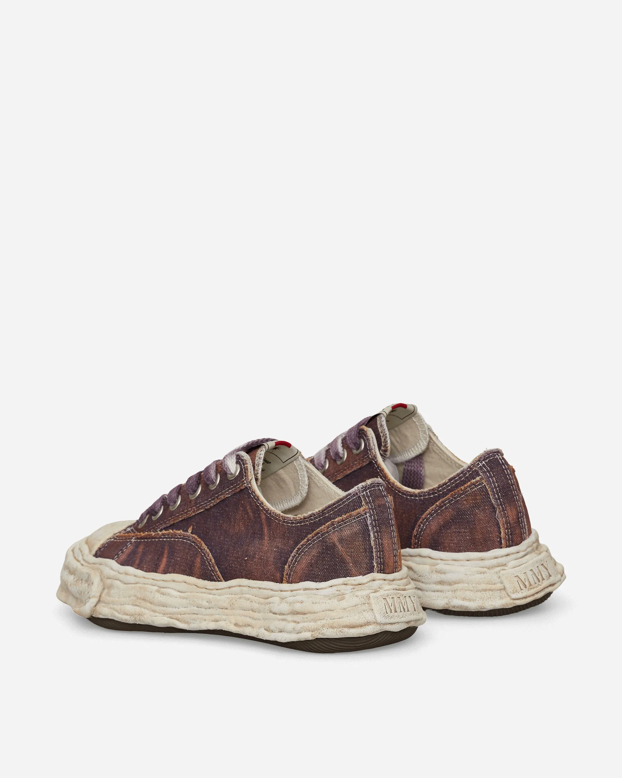 Peterson 23 OG Sole Washed Denim Low Sneakers Purple