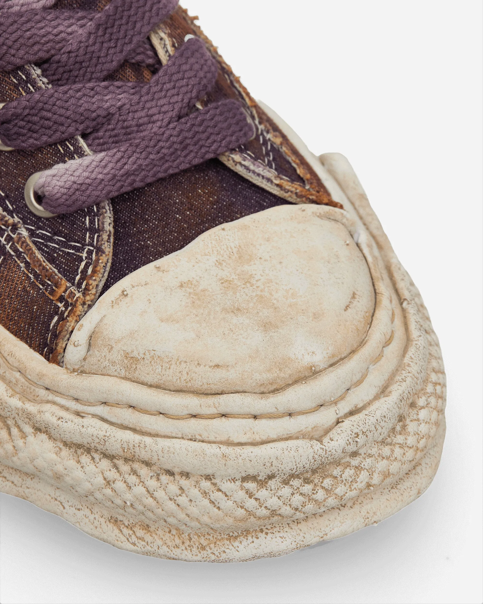 Peterson 23 OG Sole Washed Denim Low Sneakers Purple