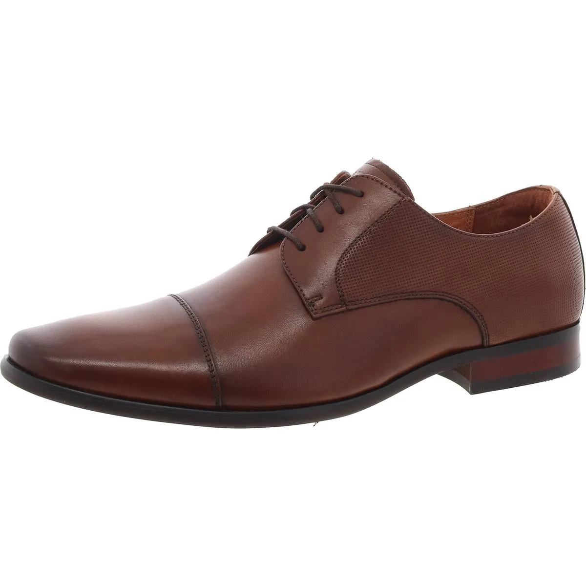 Postino Mens Leather Lace Up Oxfords