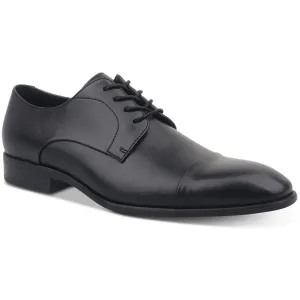 QUINN Mens Solid Manmade Oxfords