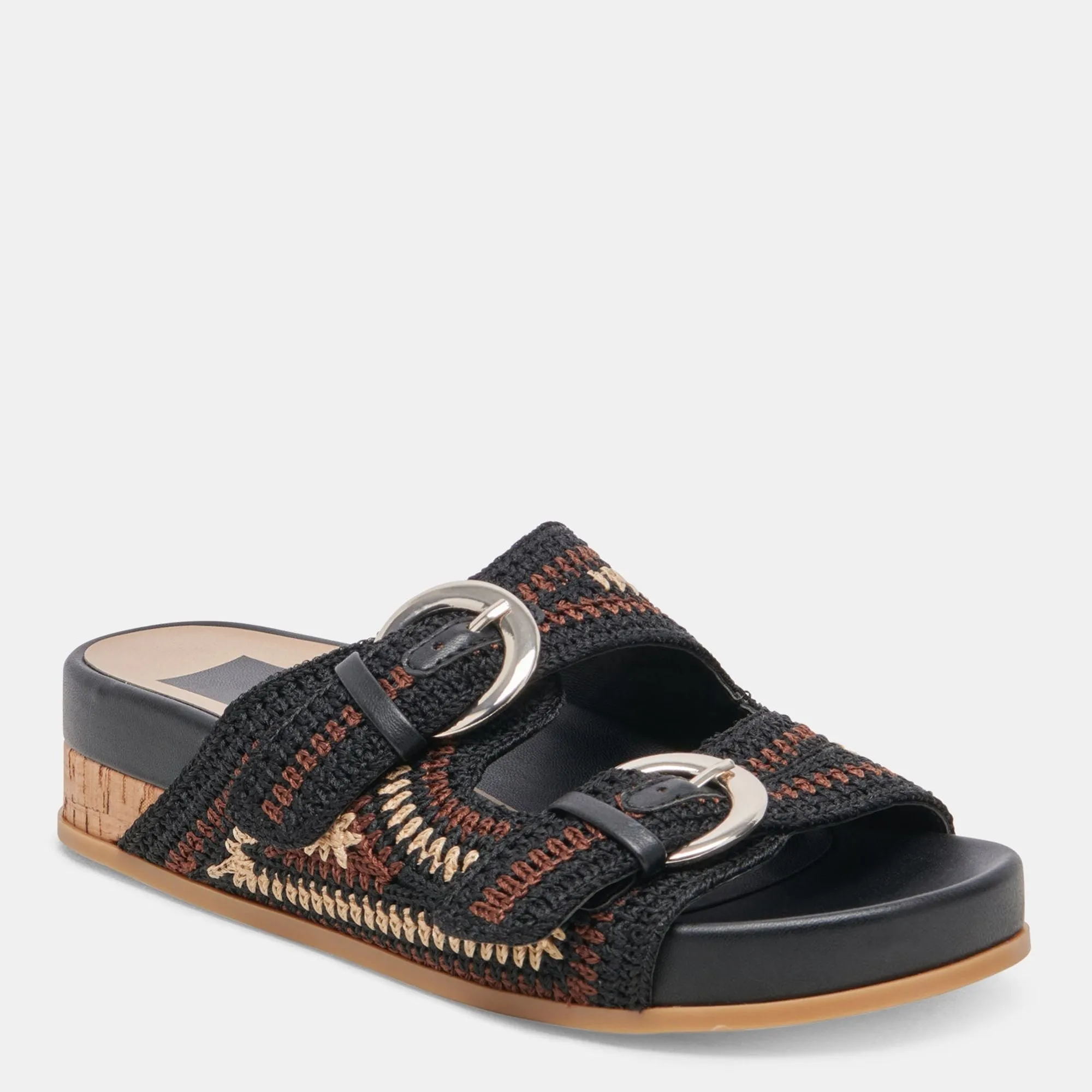Ralli Sandals Black Multi Knit