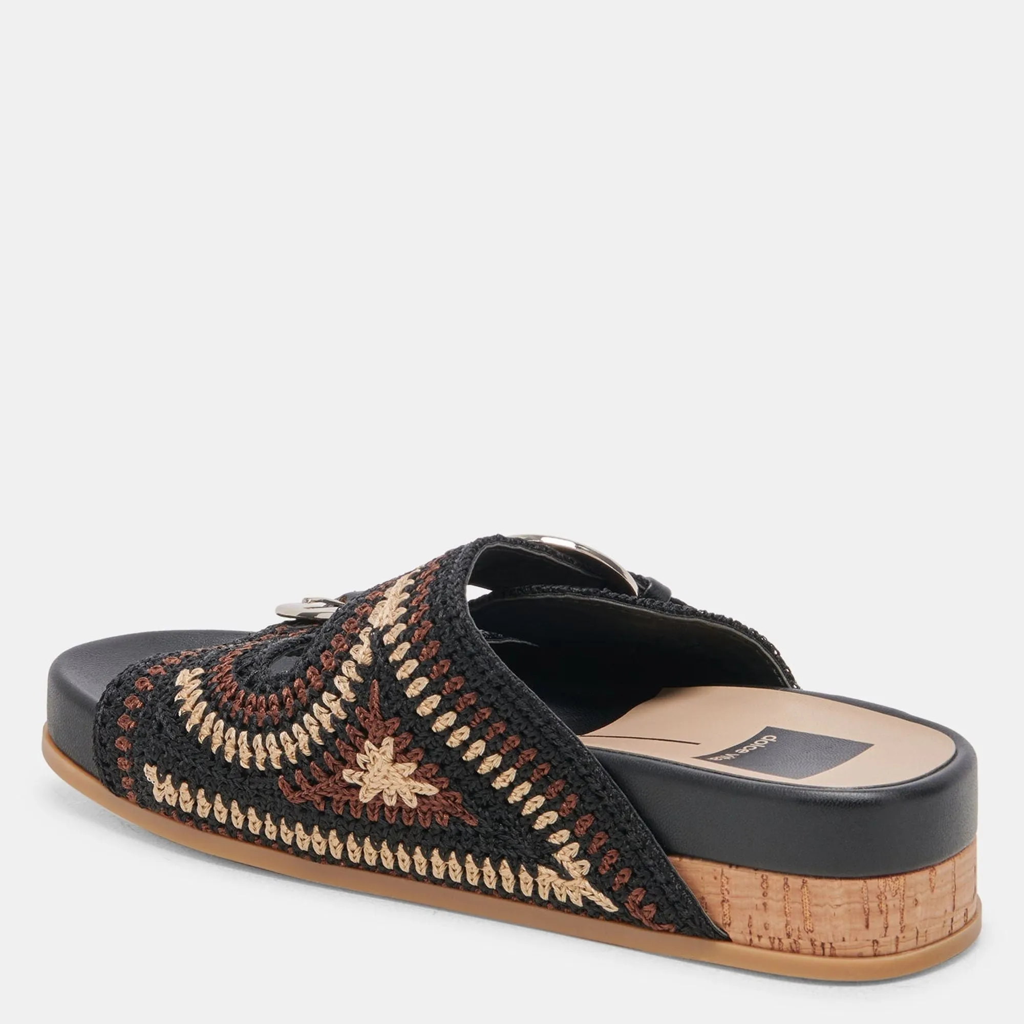 Ralli Sandals Black Multi Knit