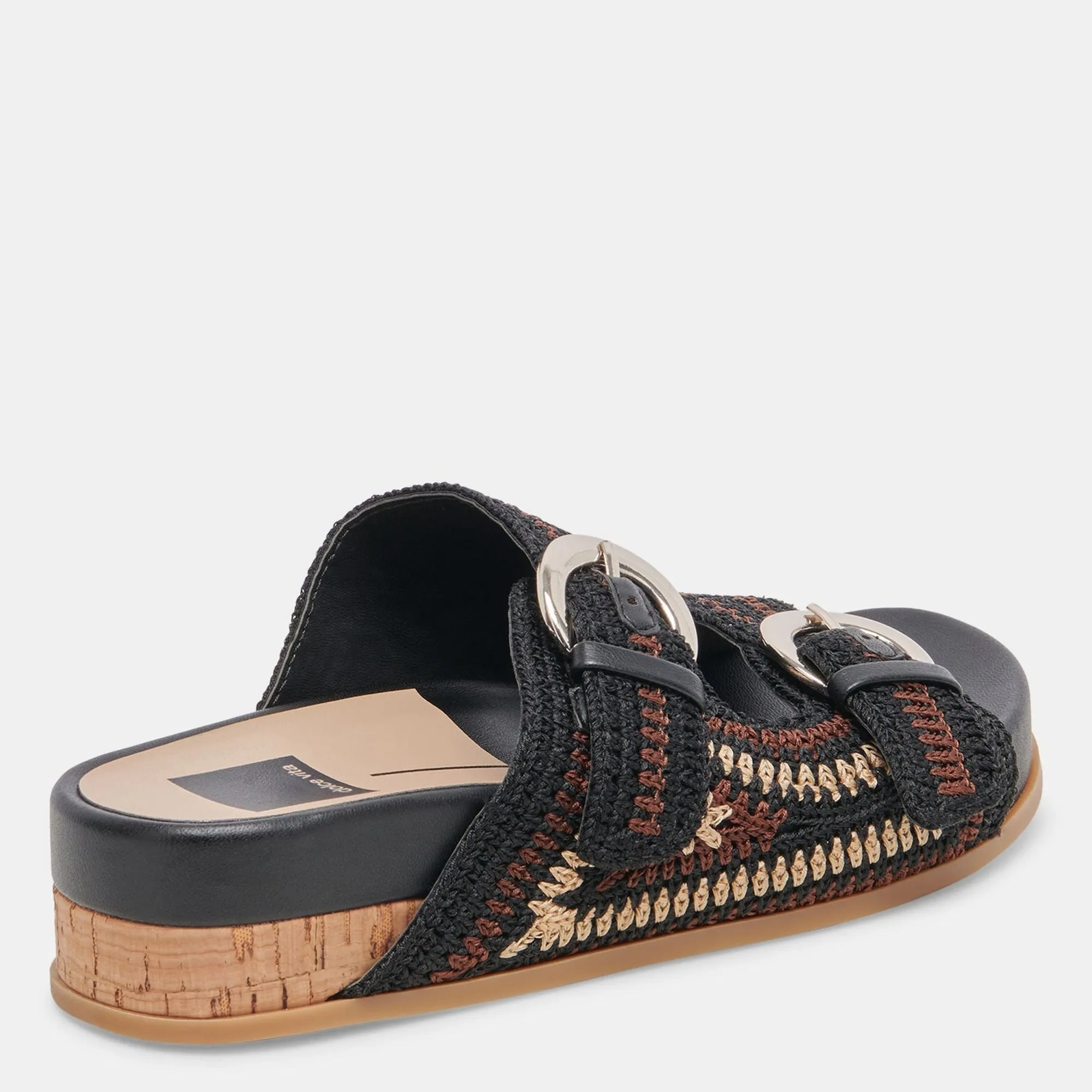Ralli Sandals Black Multi Knit