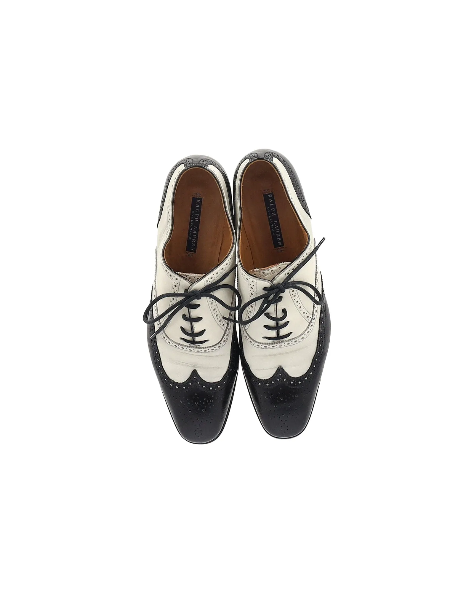 Ralph Lauren Collection Brogues in White Leather