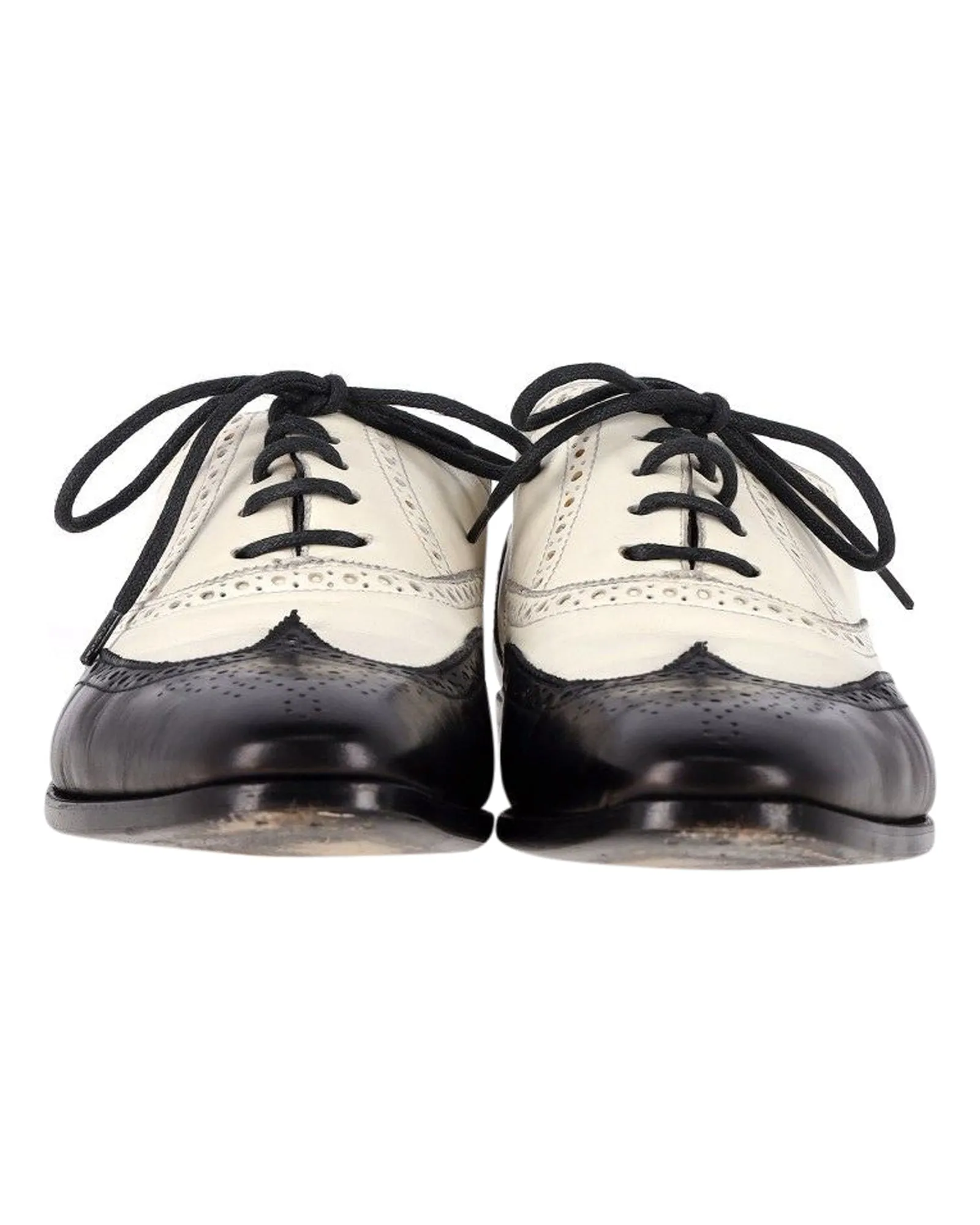 Ralph Lauren Collection Brogues in White Leather