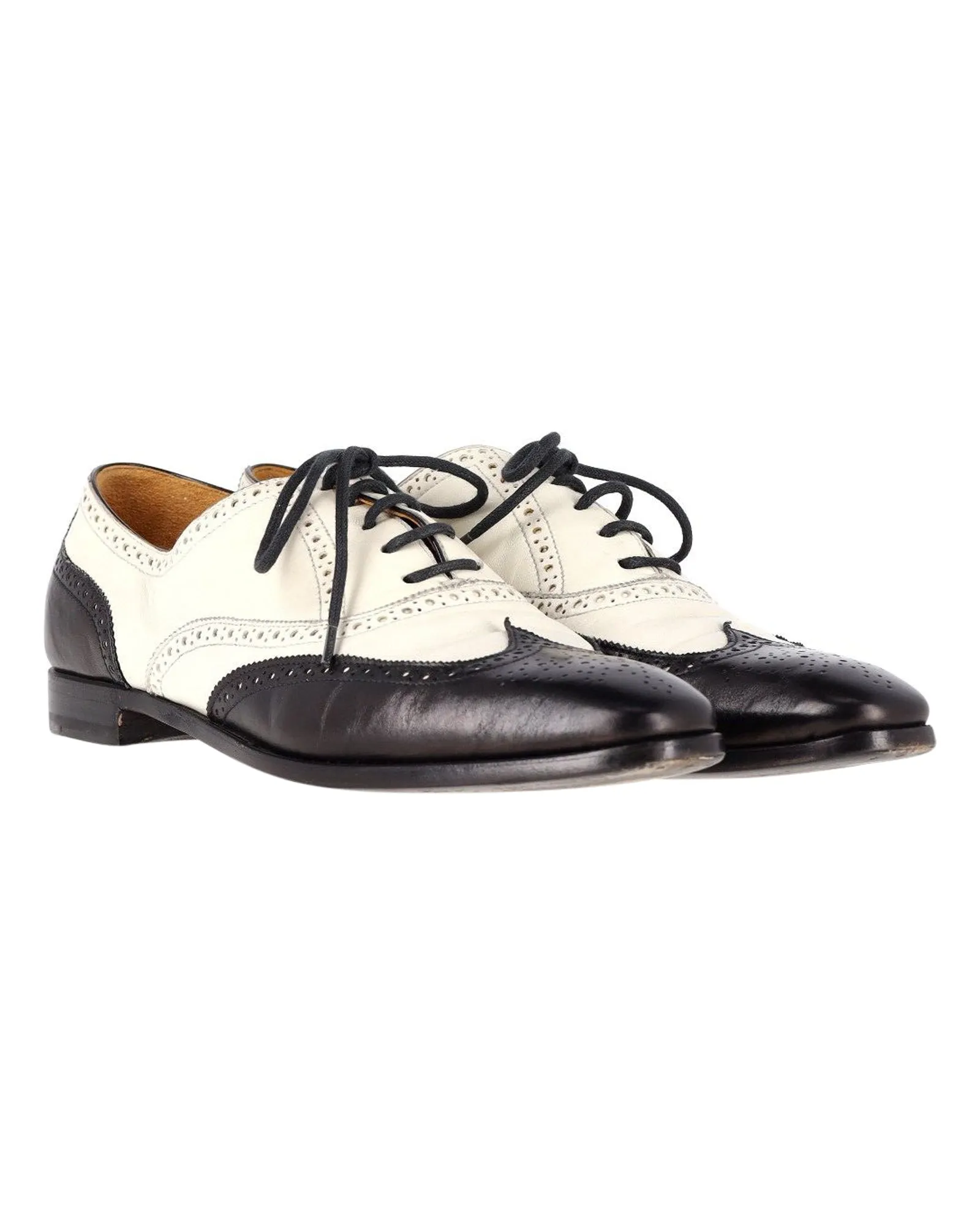 Ralph Lauren Collection Brogues in White Leather