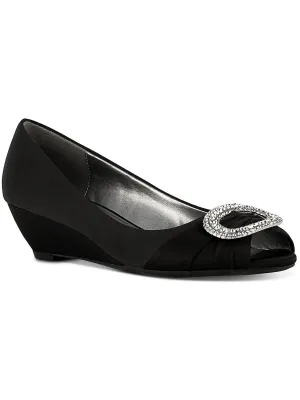Ramonaa Womens Satin Slip-On Loafers