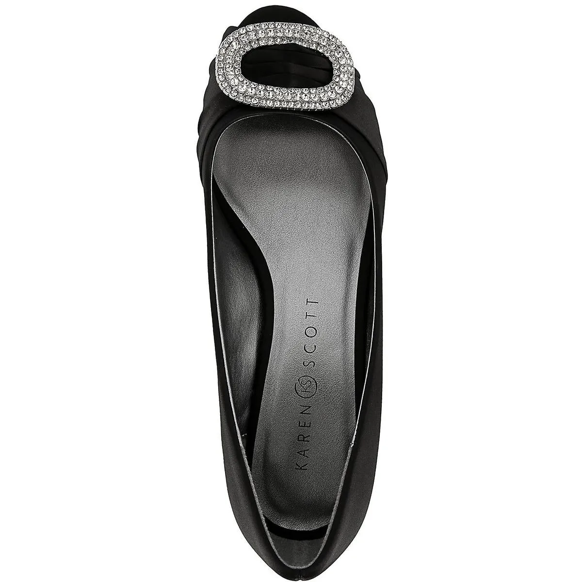 Ramonaa Womens Satin Slip-On Loafers