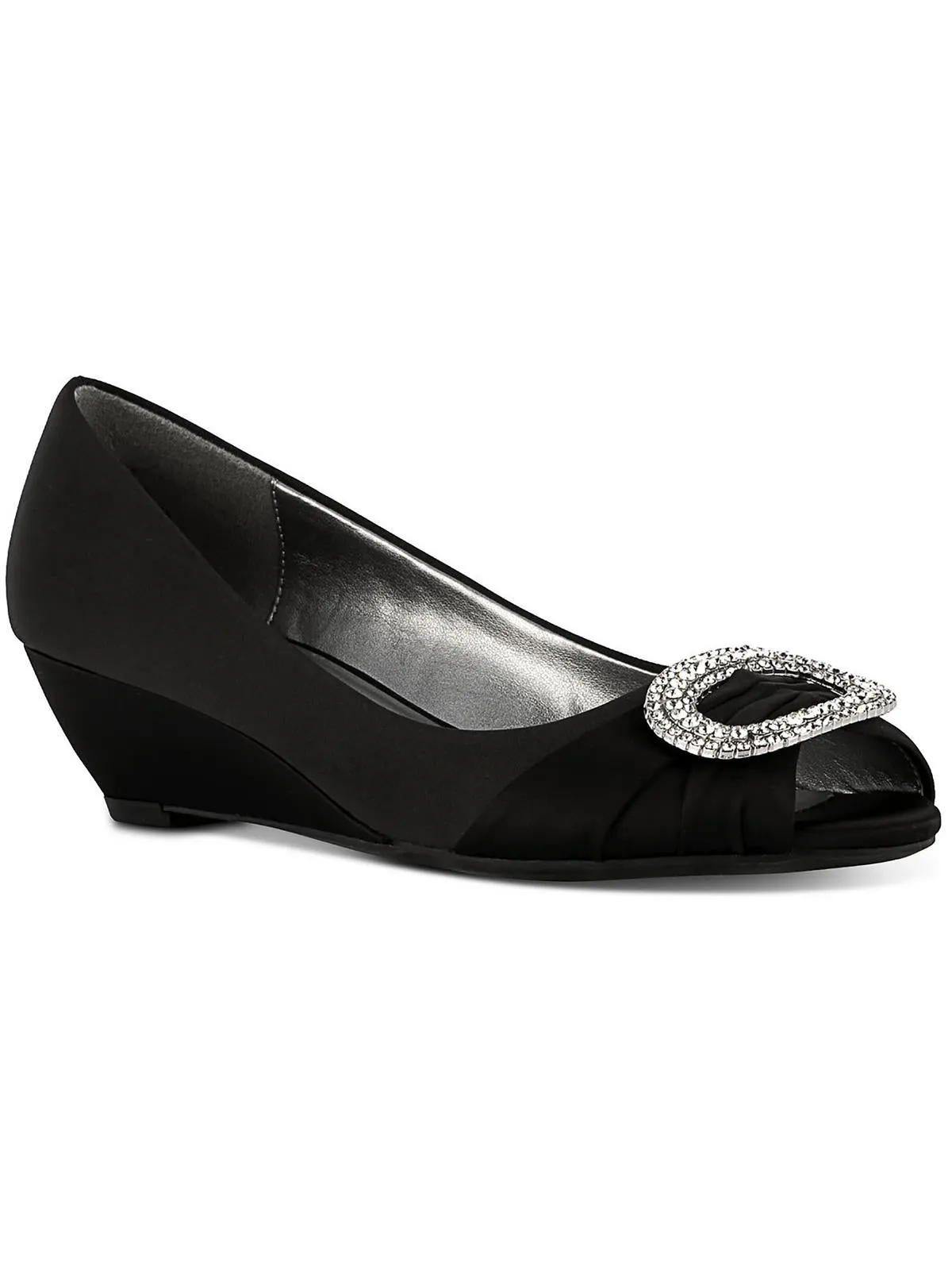 Ramonaa Womens Satin Slip-On Loafers
