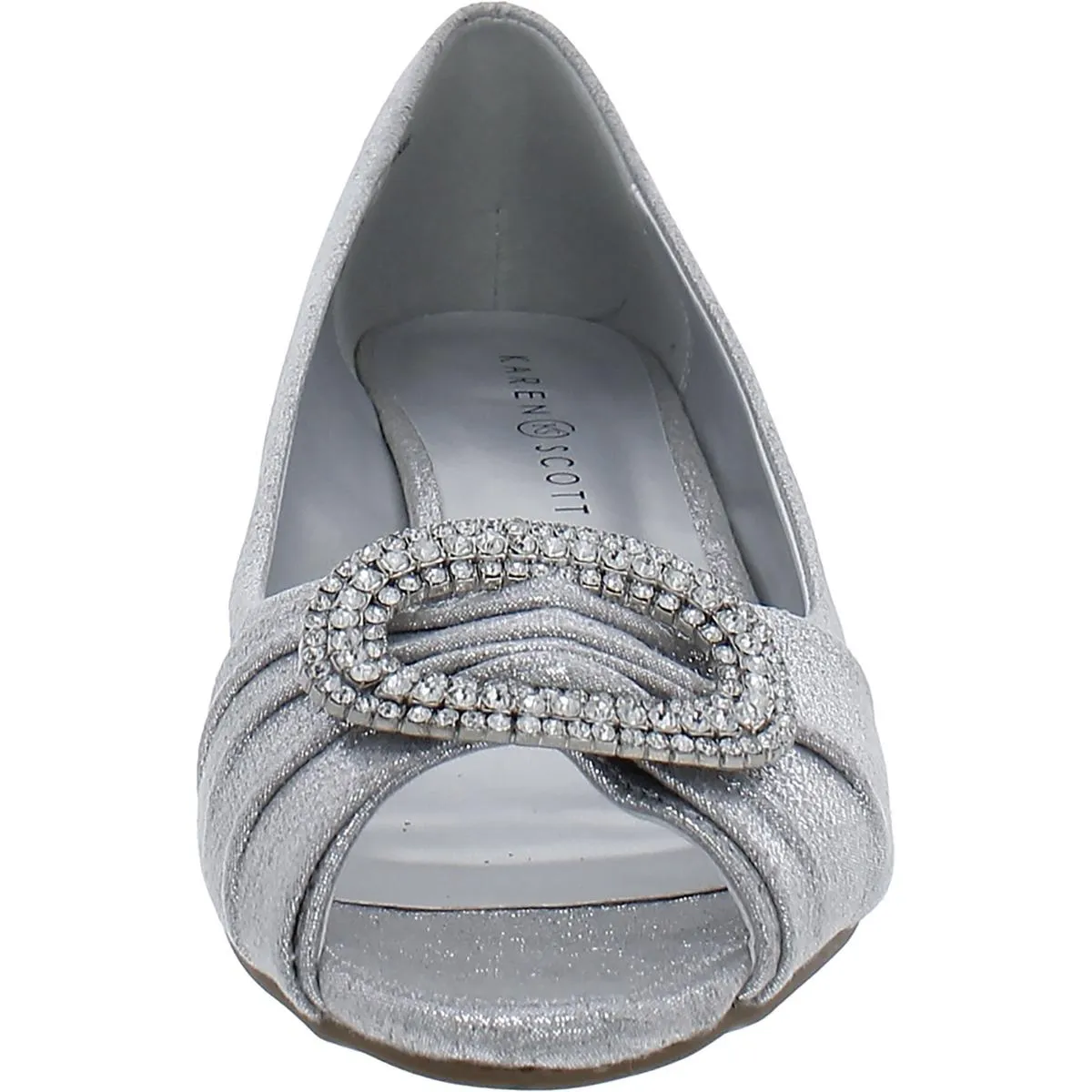 Ramonaa Womens Satin Slip-On Loafers