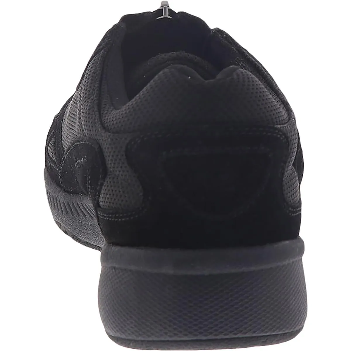 Rheal Womens Leather Zip-Up Slip-On Sneakers