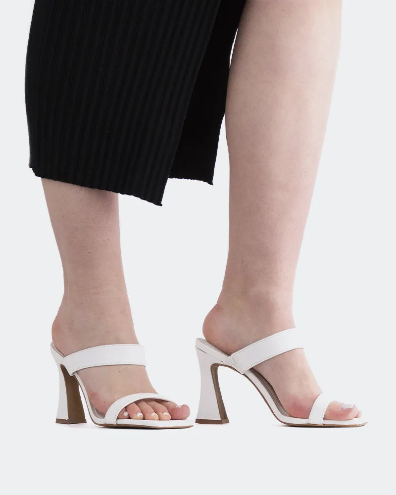 Ricarda White Leather