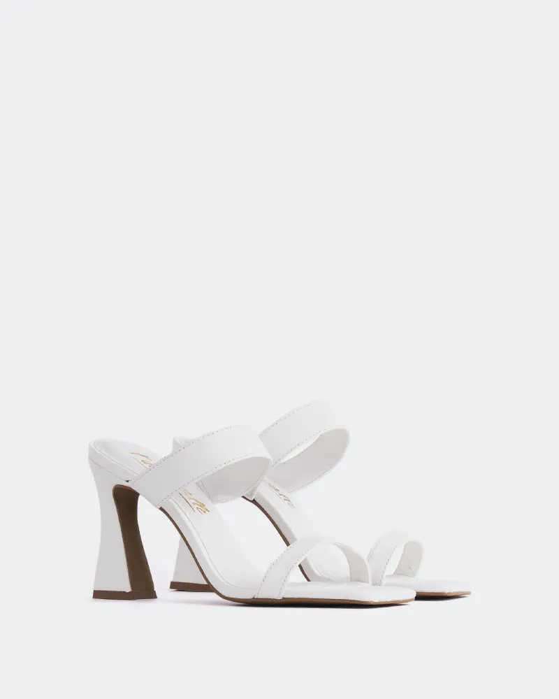 Ricarda White Leather