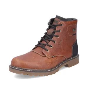 Rieker Shoes 39820-22 Cognac Lace Side Zip RTex