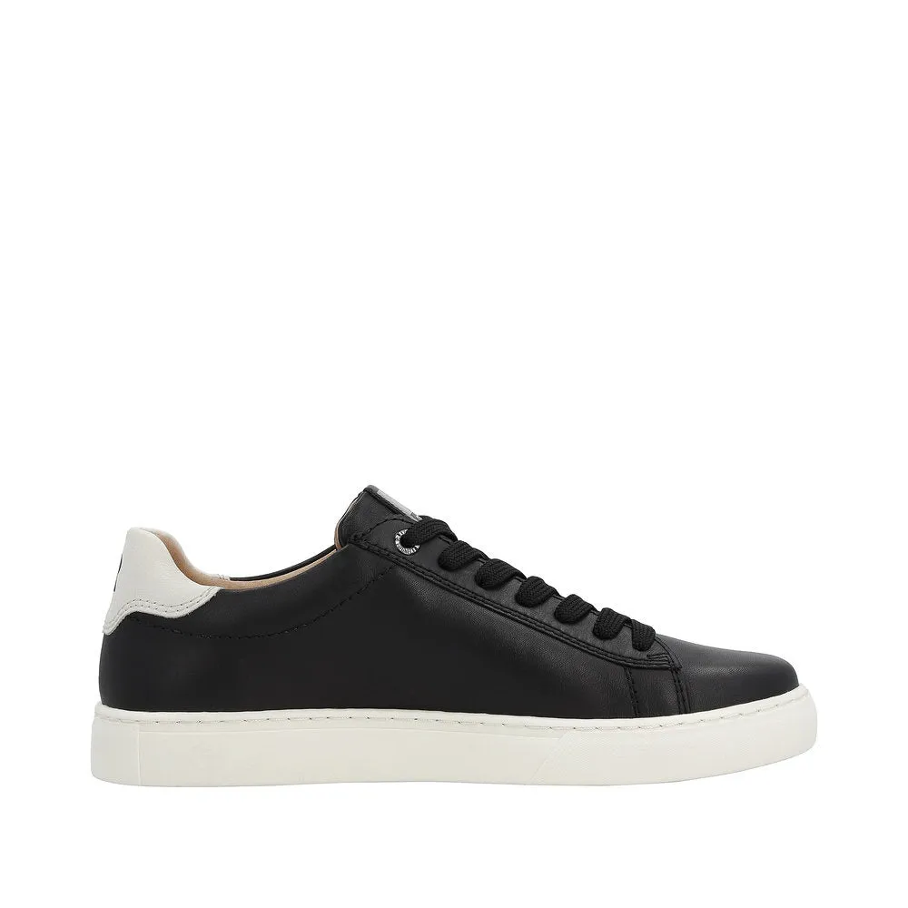 Rieker Shoes U0704-00 Lace Up Sneaker Black