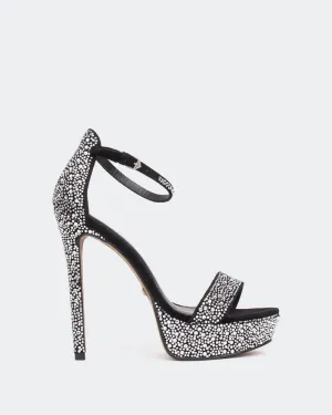 Rinna, Black Suede/Suède Noir