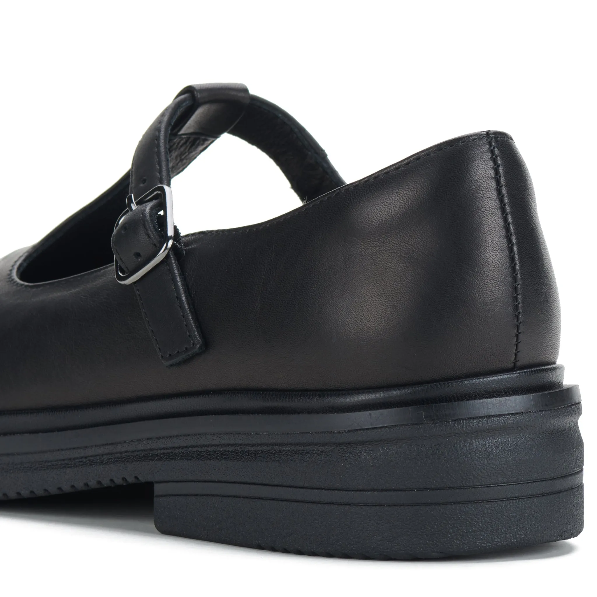 Rollie T-Bar Loafer Rise All Black Shoes_Rollie