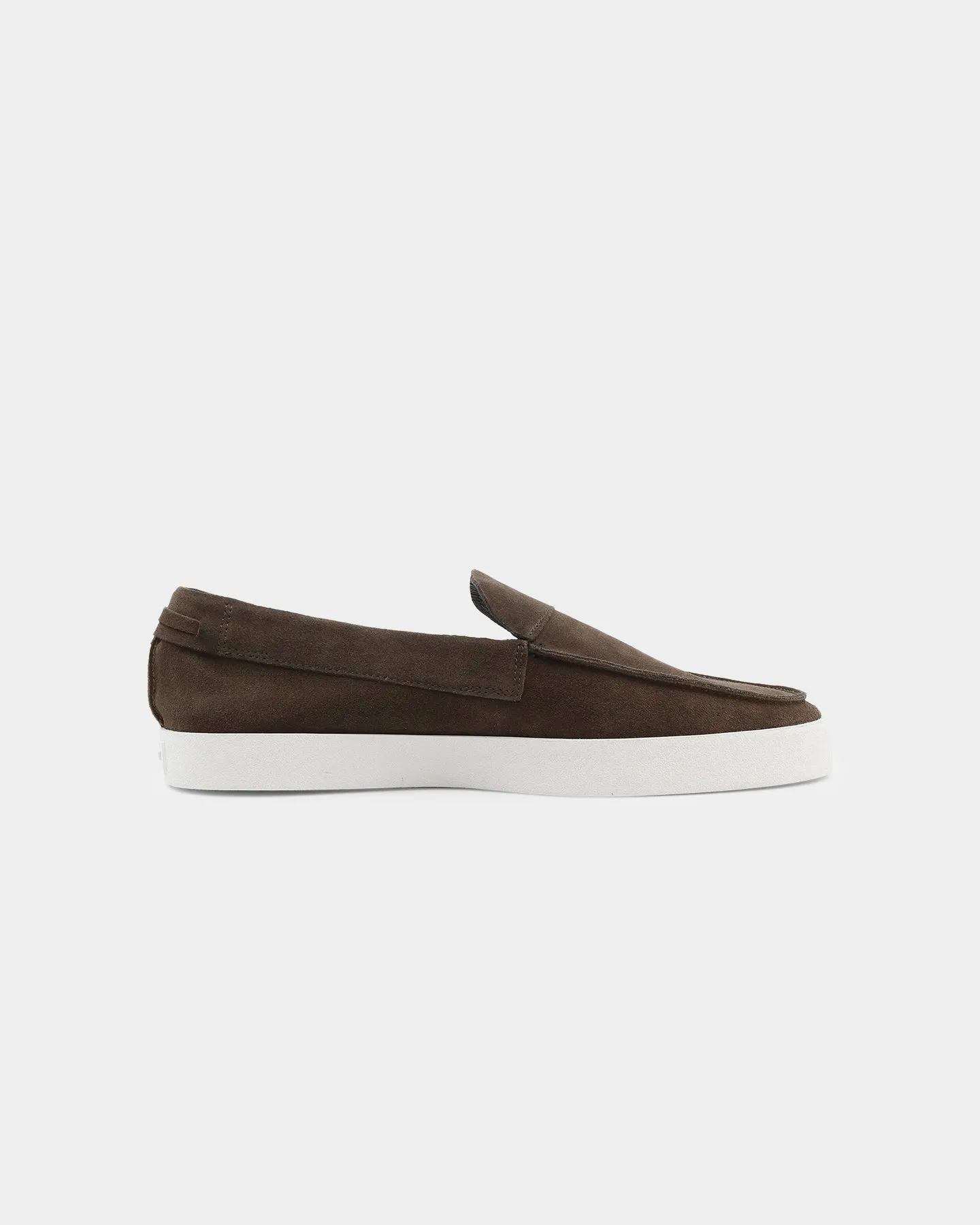 Saint Morta Hemisphere Suede Slip On Loafer Brown/White