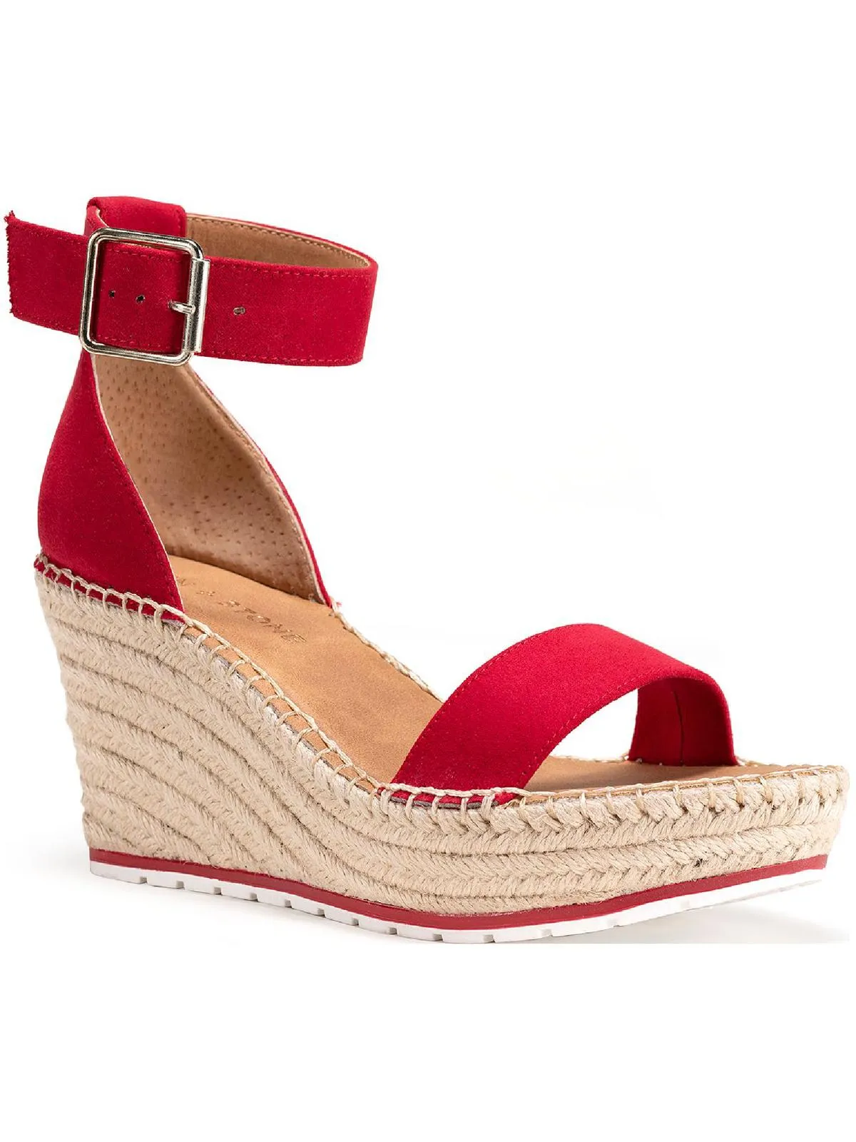 Sammi Womens Espadrille Ankle Strap Wedge Sandals