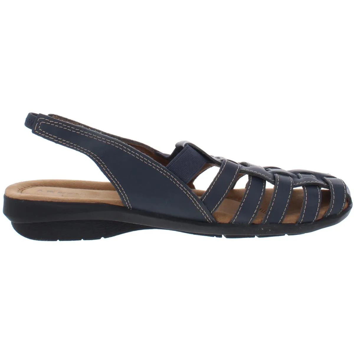 Santa Cruz Womens Leather Comfort Slingback Sandals