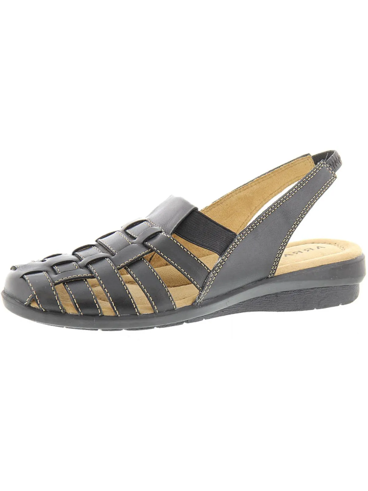 Santa Cruz Womens Leather Comfort Slingback Sandals