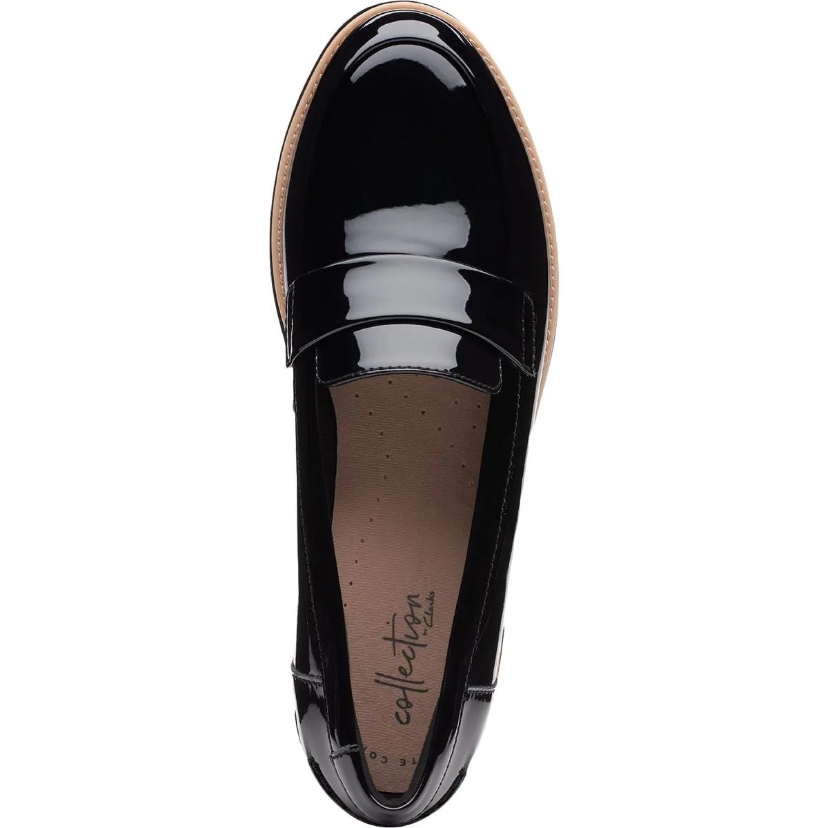 Sharon Gracie Womens Contrast Trim Slip On Loafers