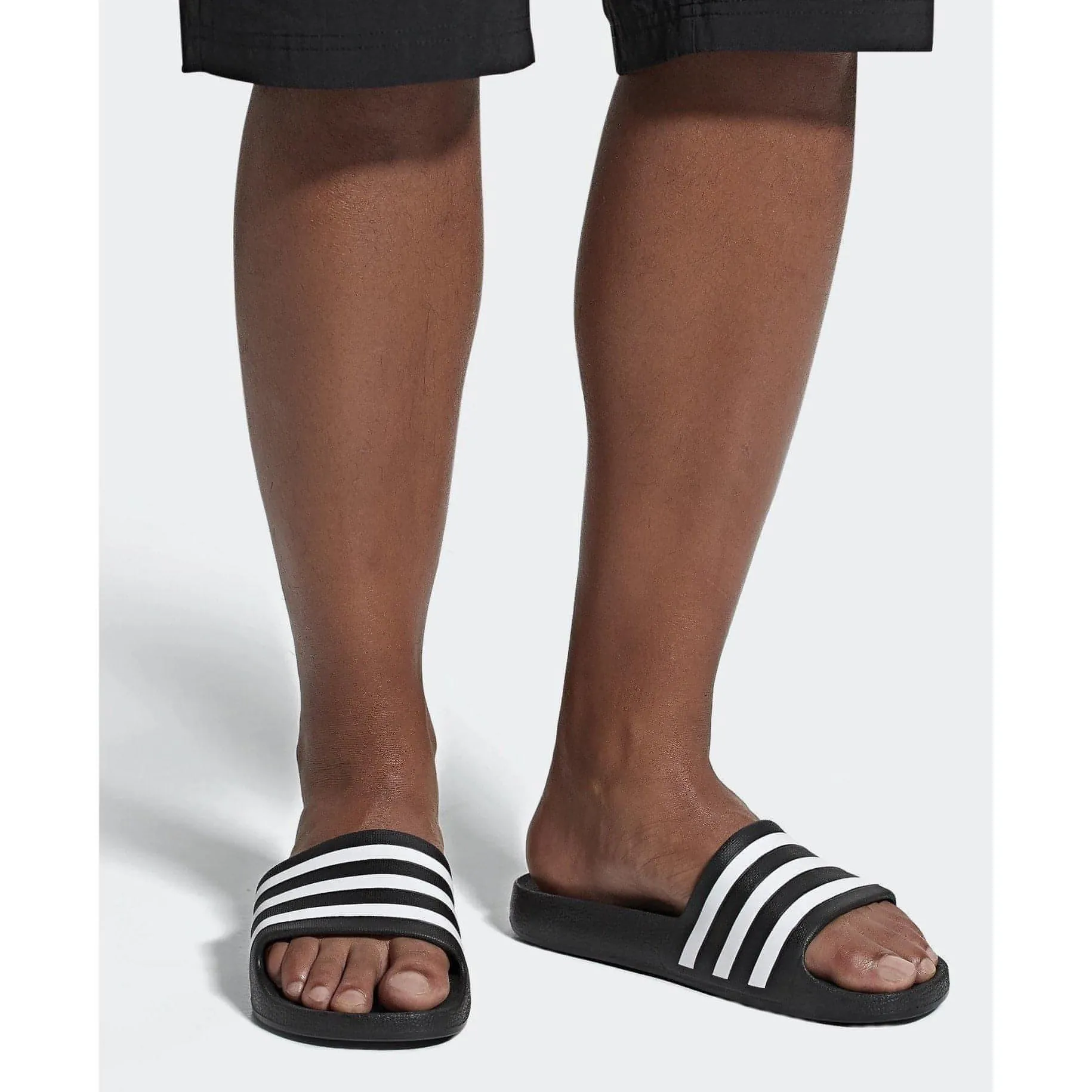 Shoes Adidas footwear Men adidas Adilette Aqua Sliders - Black