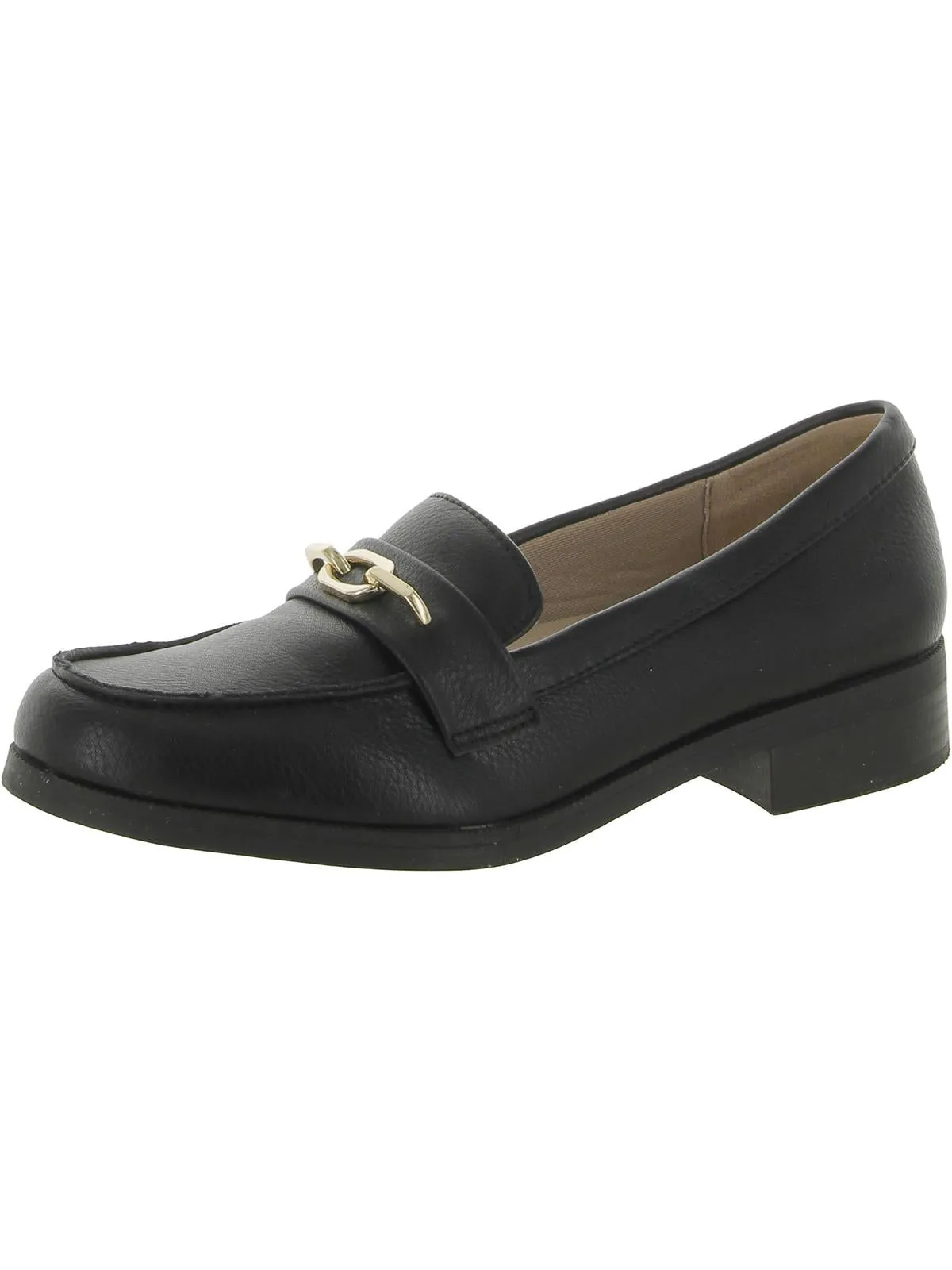 Sonoma Womens Faux Leather Slip On Loafers
