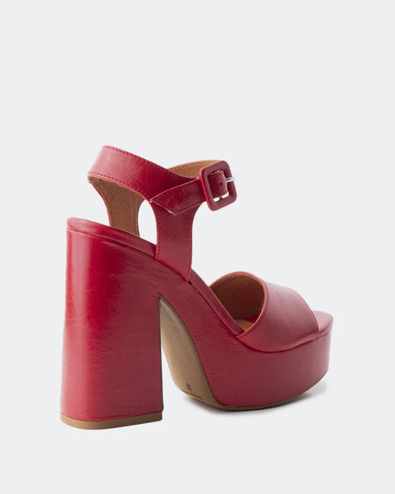 Stafilos Red Leather