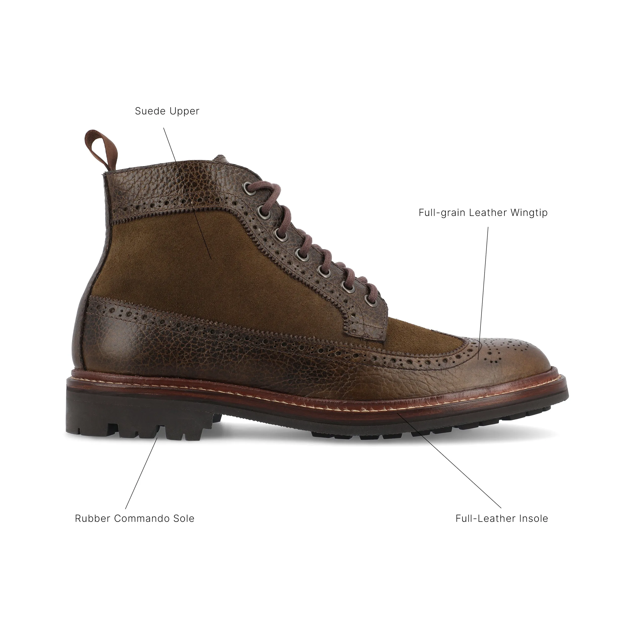 The Boston Boot in Olive