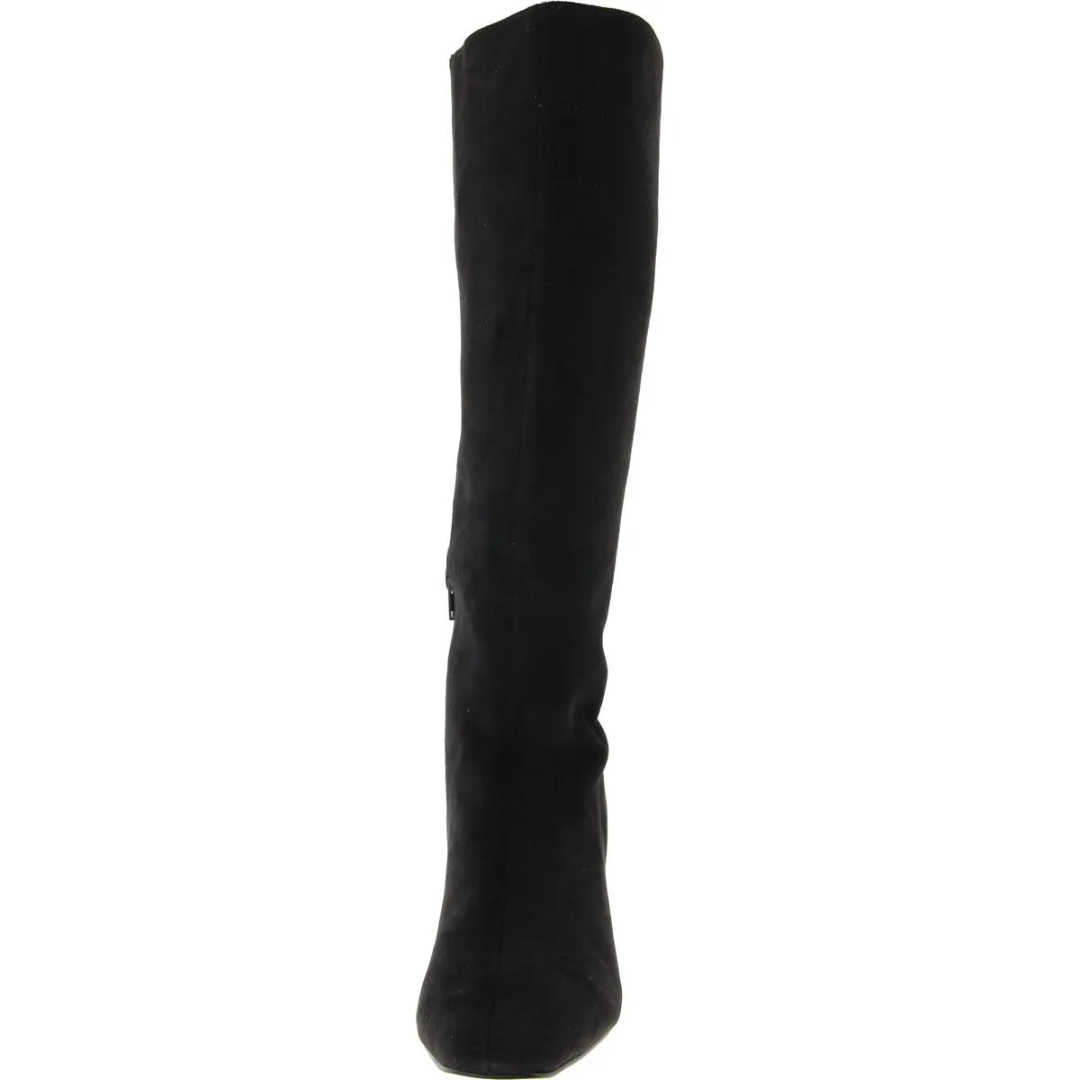 The Zaharrah Boot Womens Faux Suede Zipper Knee-High Boots