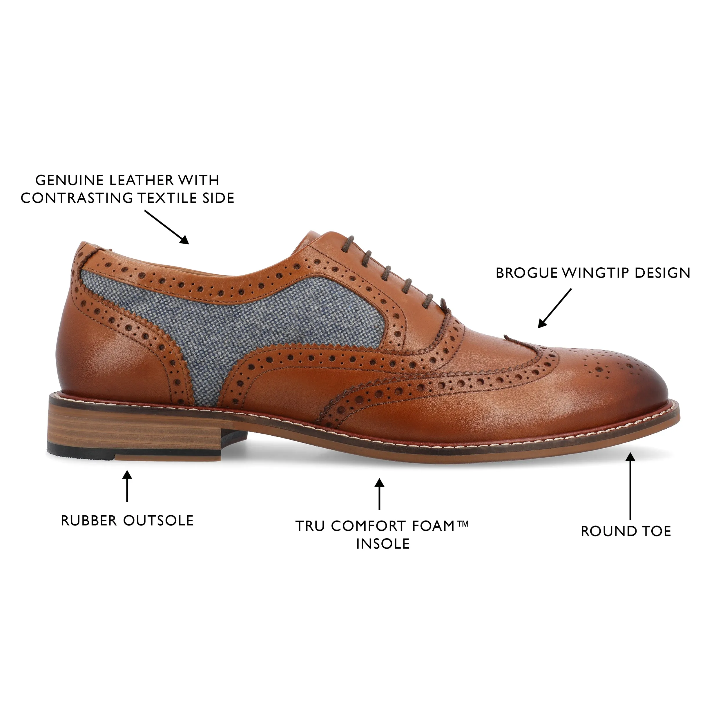 Thomas & Vine Alister Wingtip Oxford