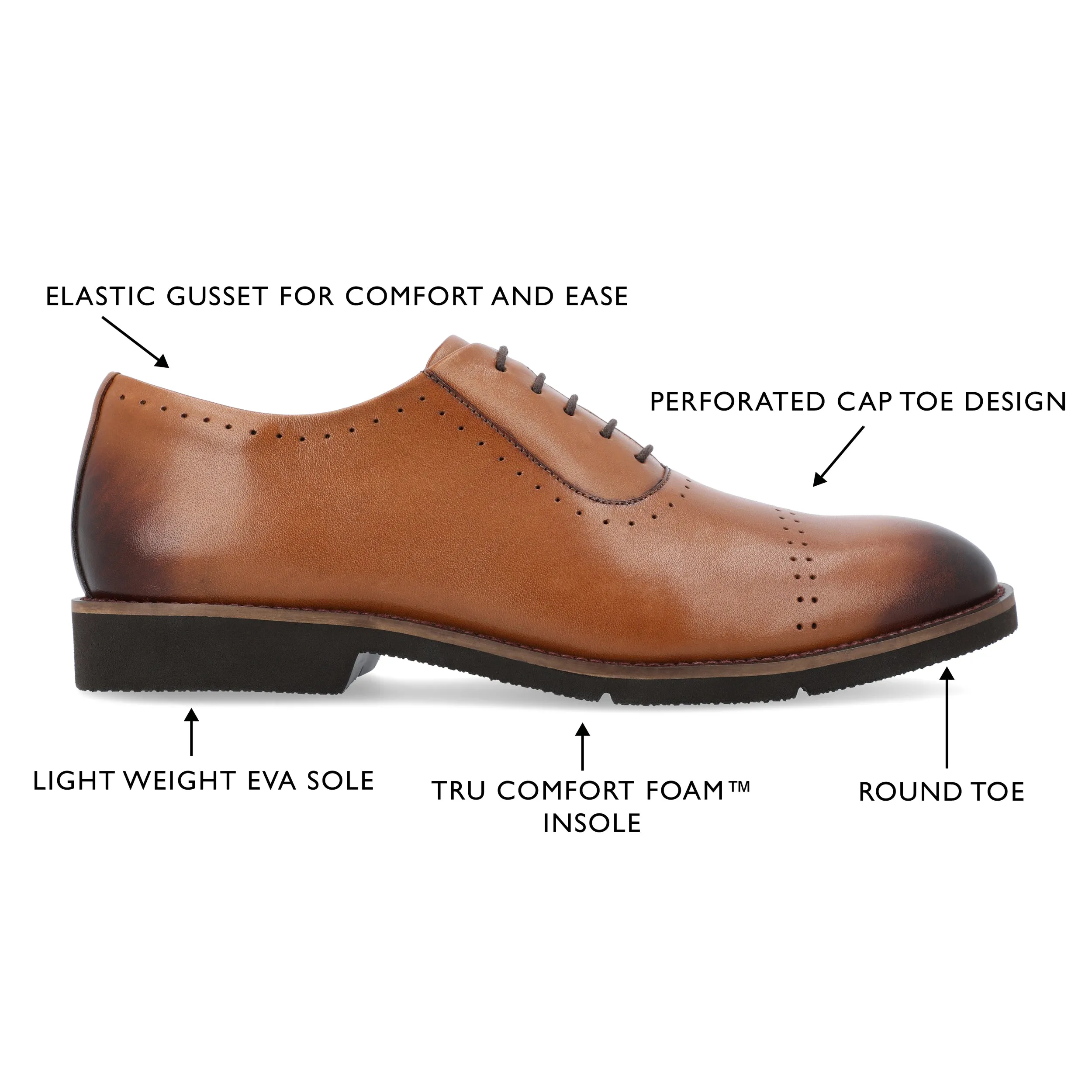 Thomas & Vine Morey Perforated Oxford