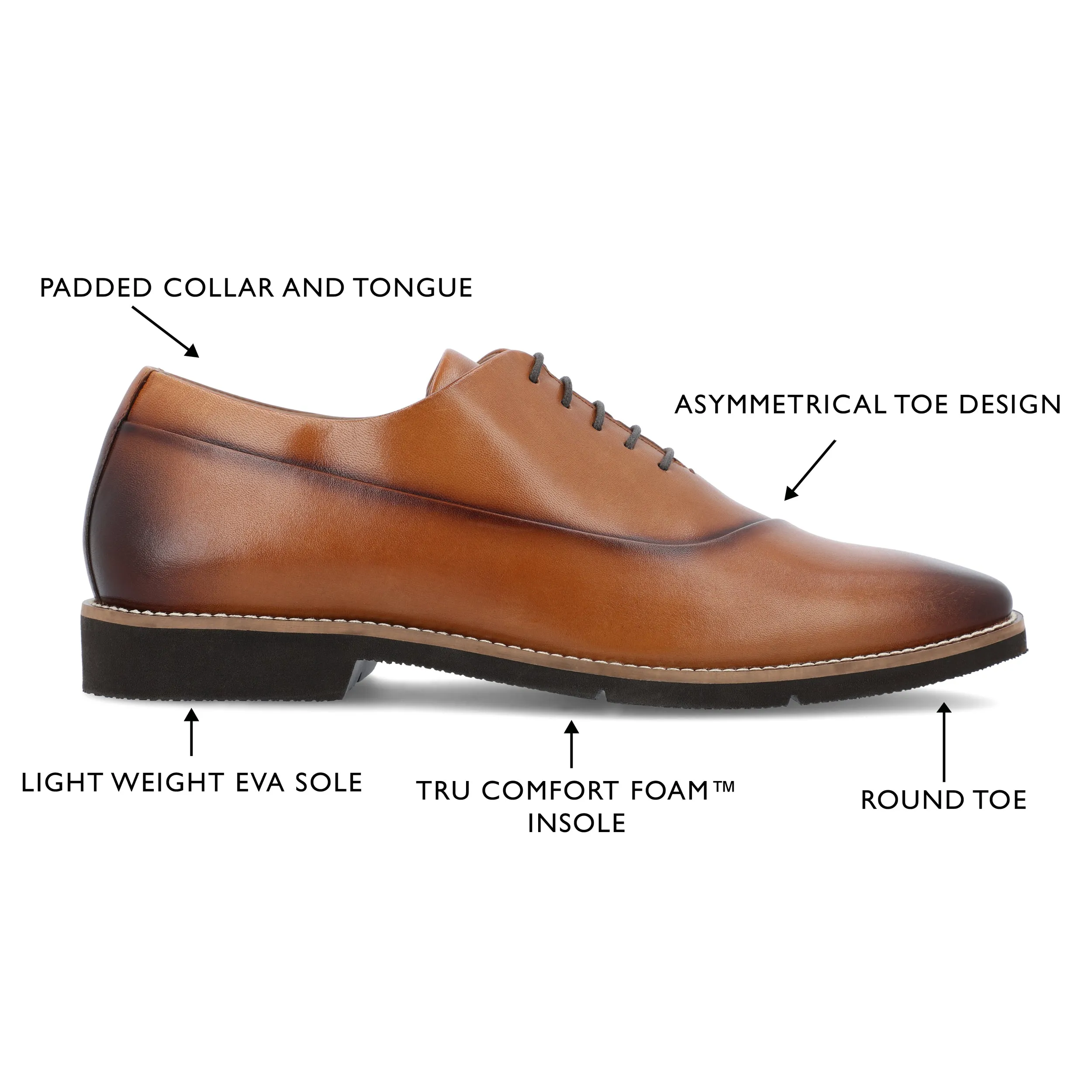Thomas & Vine Odin Plain Toe Oxford