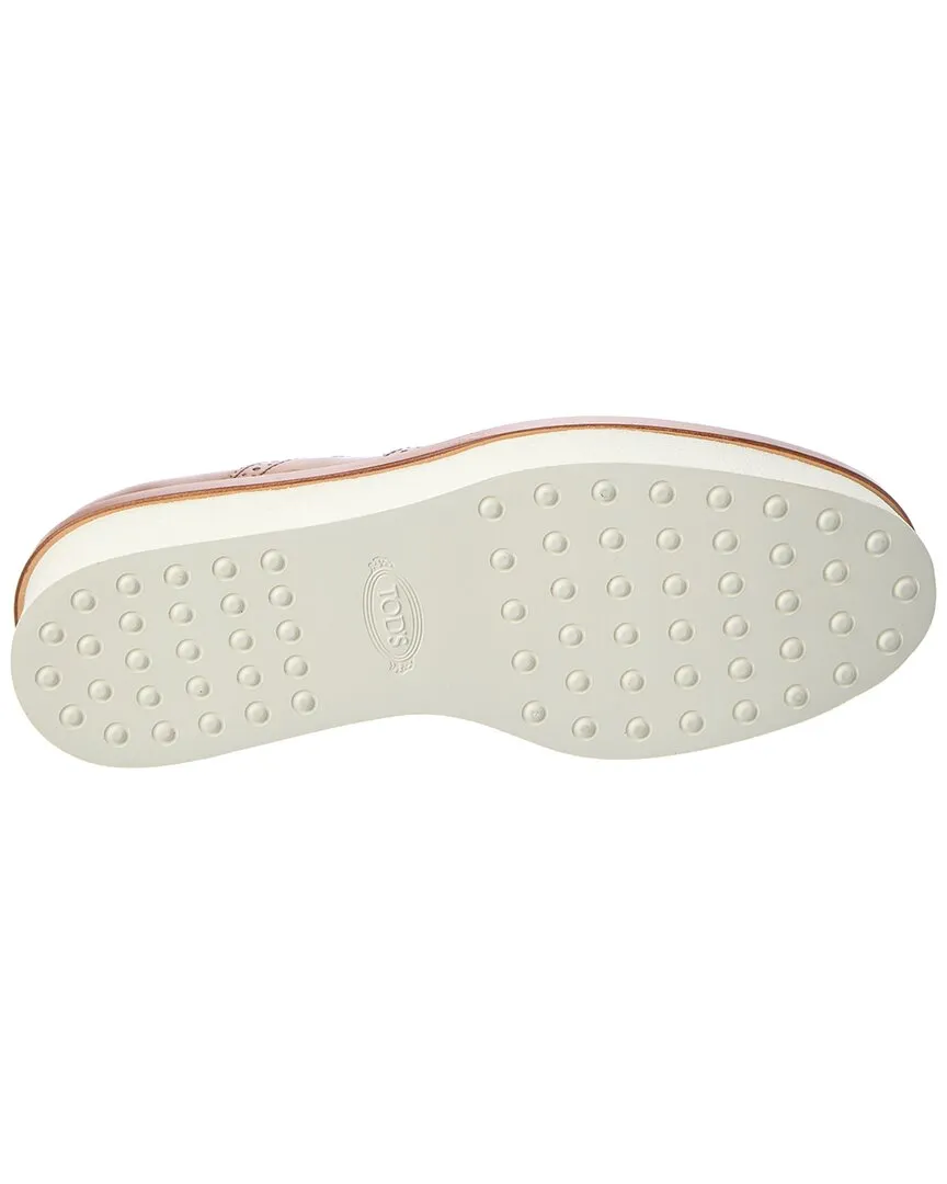 TOD��s Leather Platform Loafer