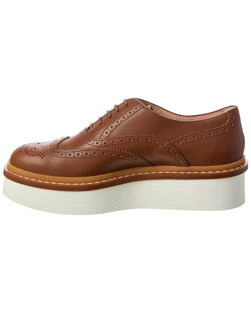 TOD��s Leather Platform Loafer