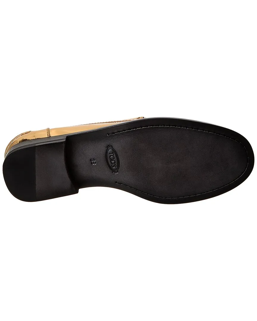 TOD��s Logo Leather Loafer