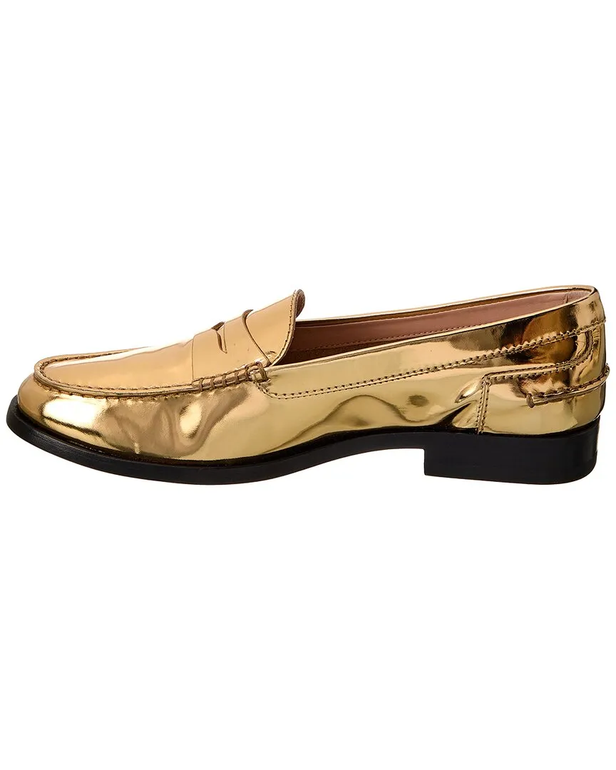 TOD��s Logo Leather Loafer