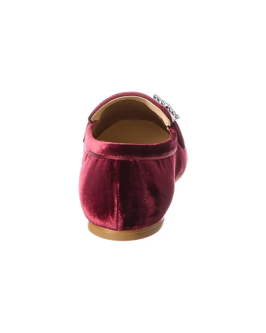 TODs T Velvet Loafer