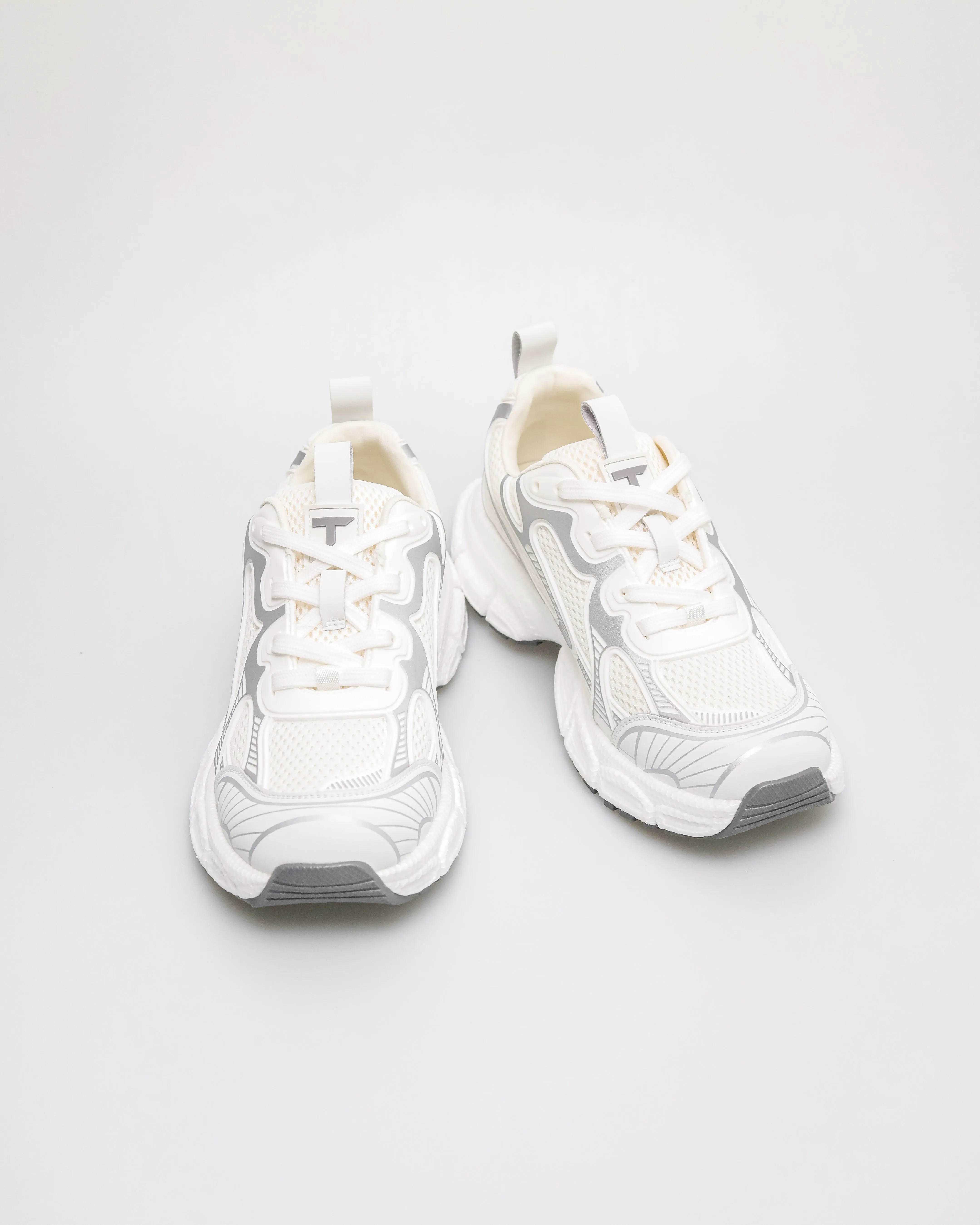 Tomaz C695 Men's Pewter Chunky Sneakers
