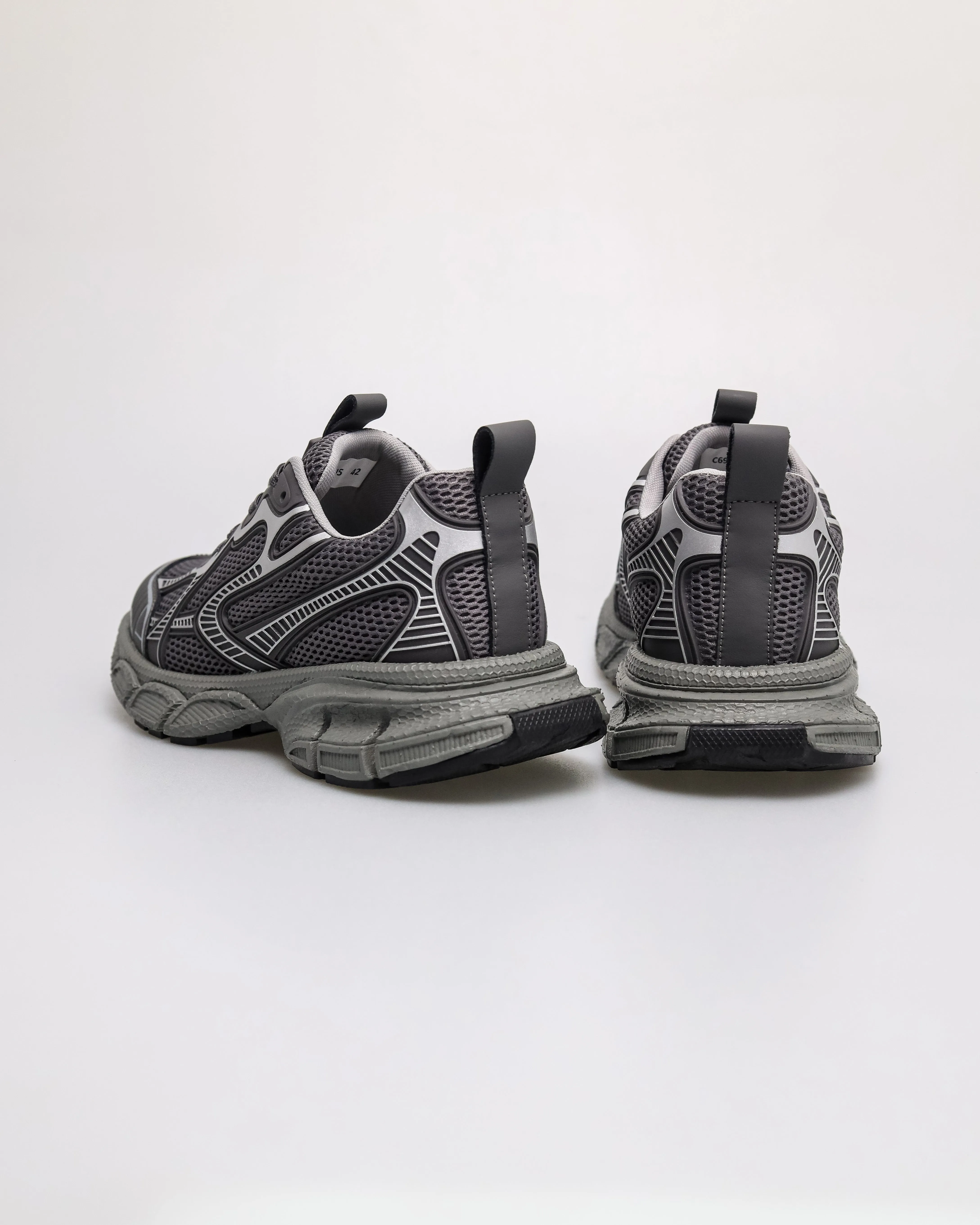 Tomaz C695 Men's Pewter Chunky Sneakers