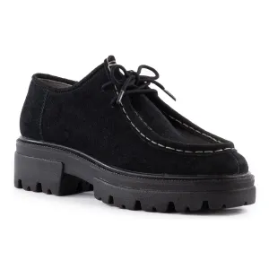 Toronto Womens Lace-Up Suede Oxfords