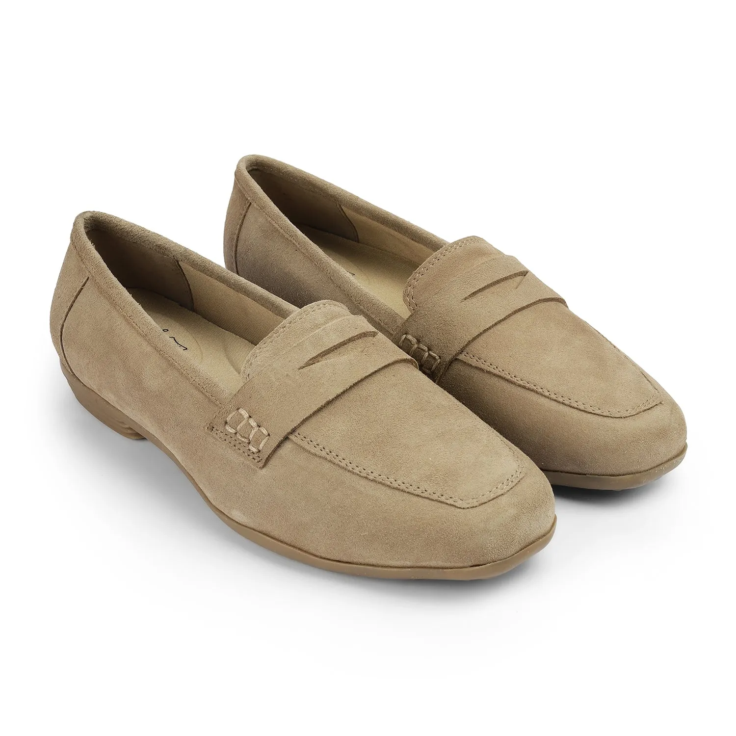 Tresmode Suave Beige Women's Casual Loafers
