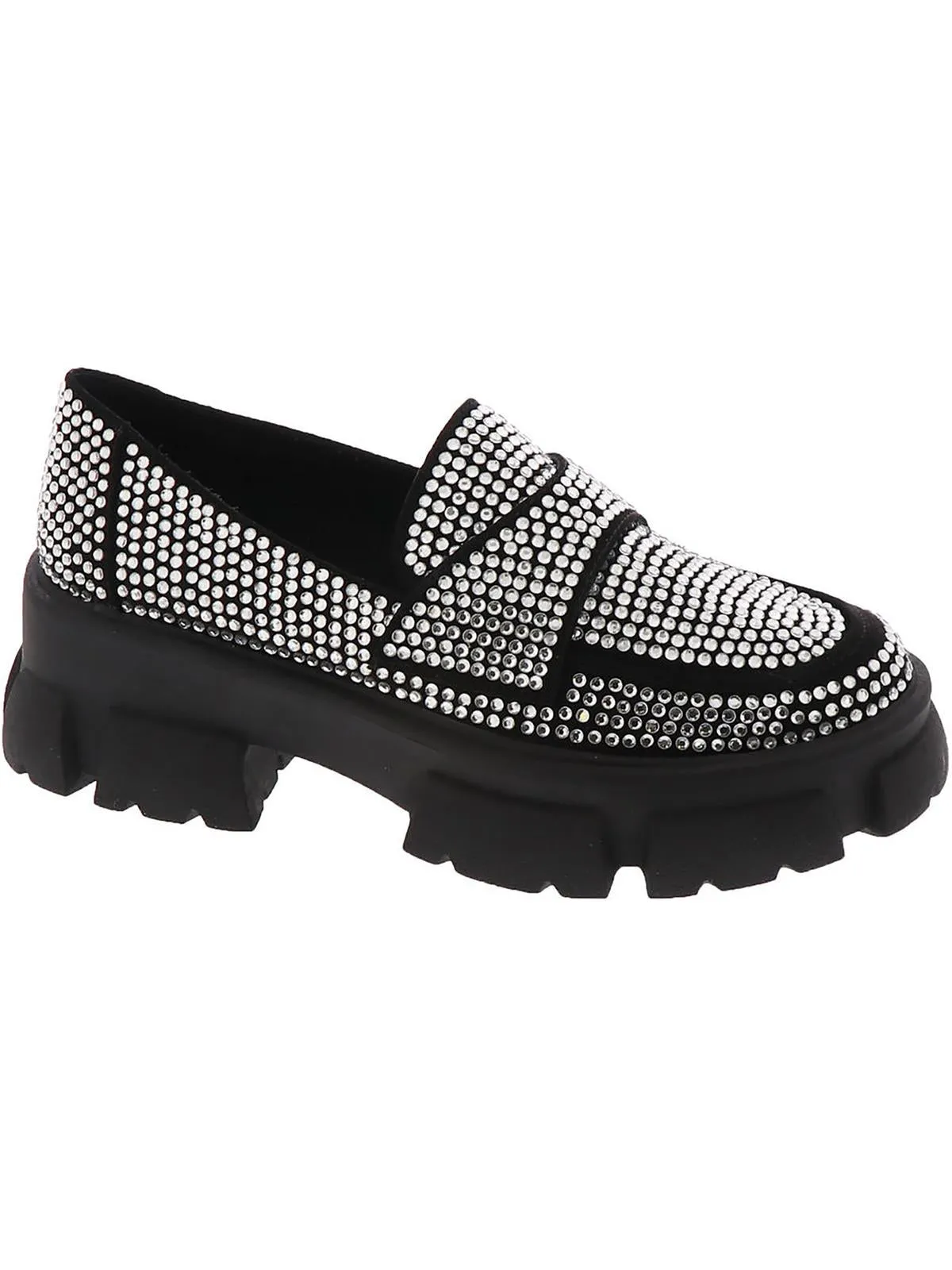 Trifecta Womens Patent Flatform Fashion Loafers