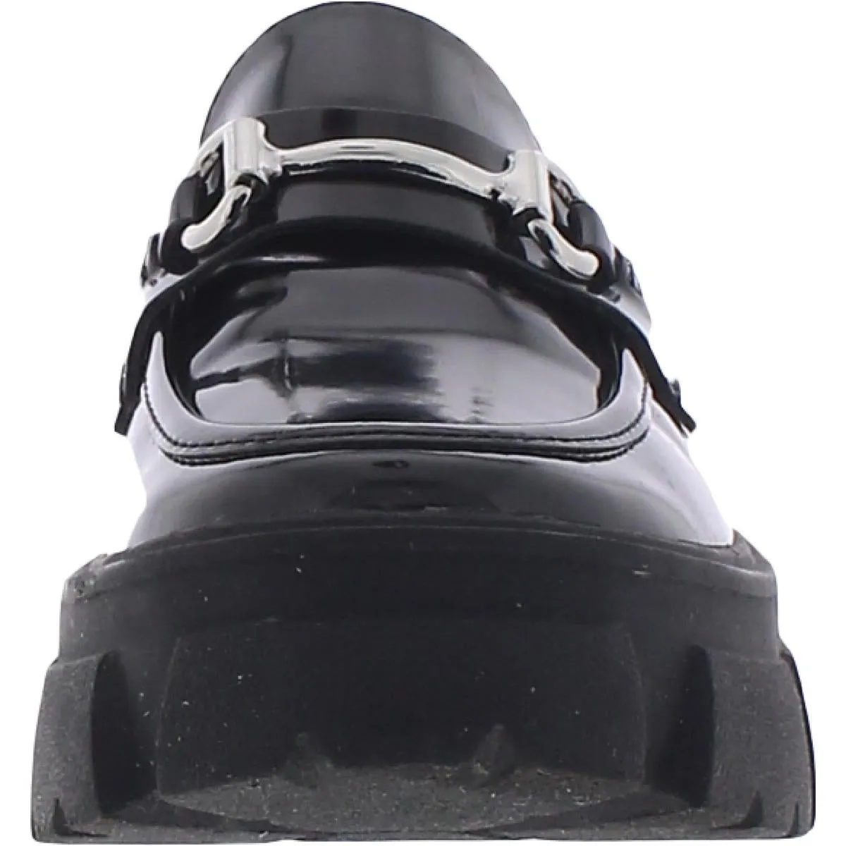 Trifecta Womens Patent Flatform Fashion Loafers